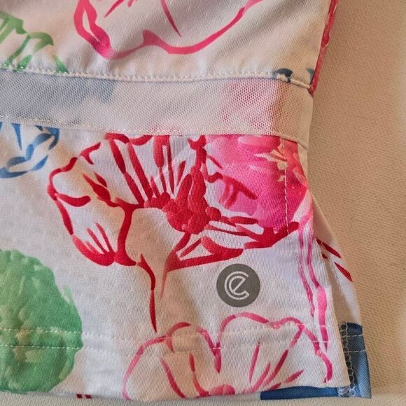 Bette & Court Womens Elastic Waist Multi-Color Floral Athletic Skort Medium - Picture 6 of 13